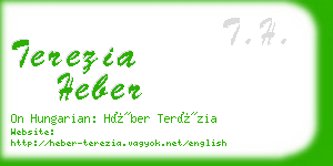 terezia heber business card